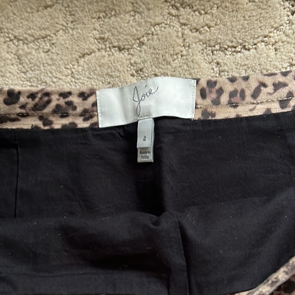 Joie Leather Leopard Skirt - Picture 3 of 6